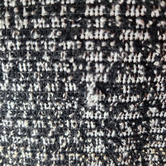 Calvin Klein Womens‎ Bell Sleeve Dress Size 12 Black White Houndstooth Plaid - Picture 5 of 8